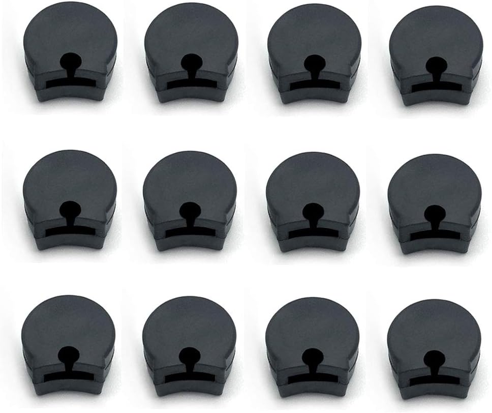 12Pcs Rubber Clarinet Thumb Rest Cushion Protector for Clarinets