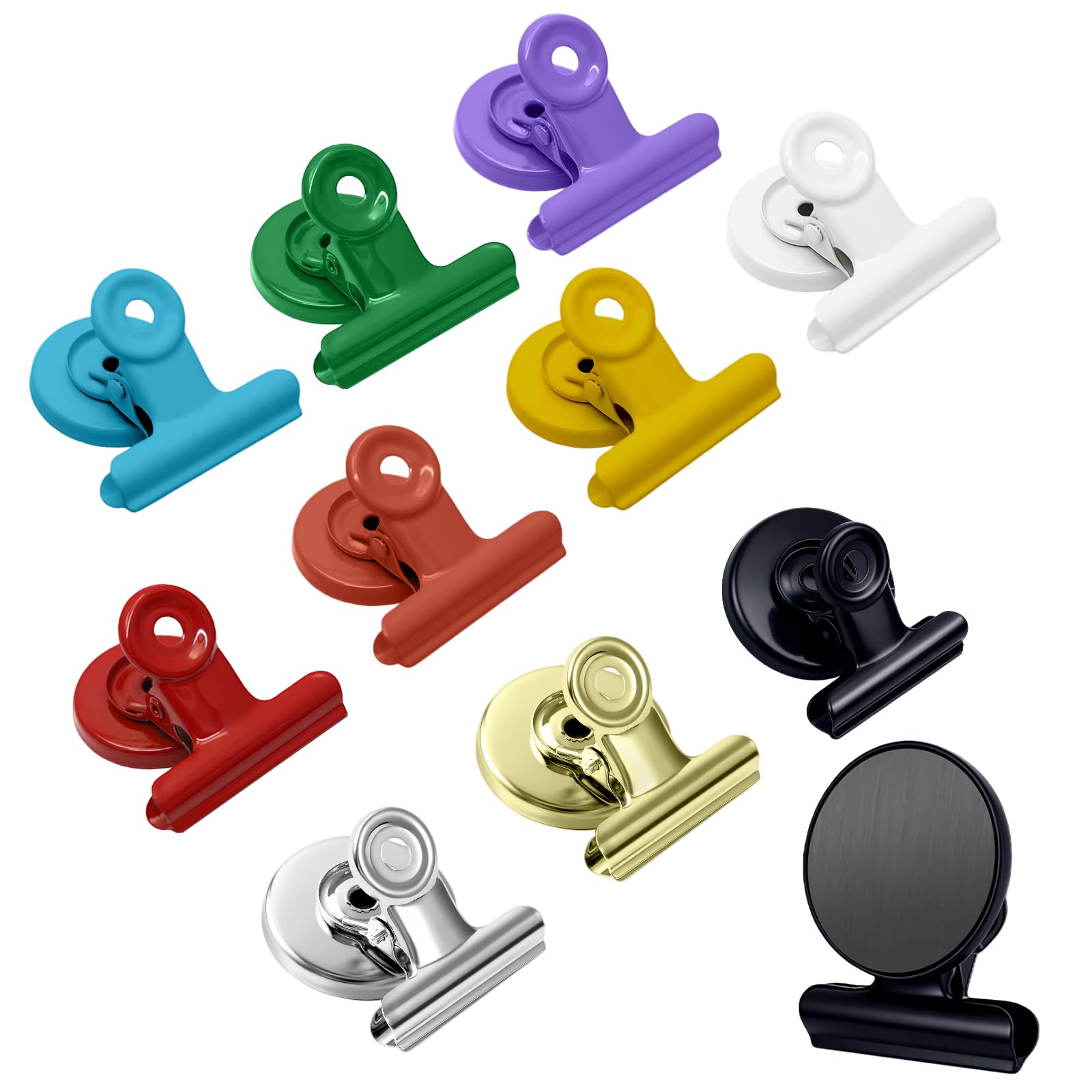 10 Stück Starke Magnete Magnetische Klammern, Kühlschrankmagnete, Magnetklammern, Multi Farbe KüHlschrank Magnete KüHlschrankmagnete Magnete KüHlschrank füR Whiteboard, Memo, Küche