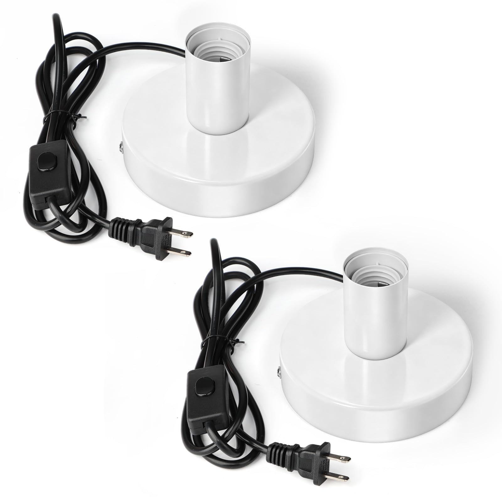 Black Table Lamp Base with Switch - E26/E27 -13