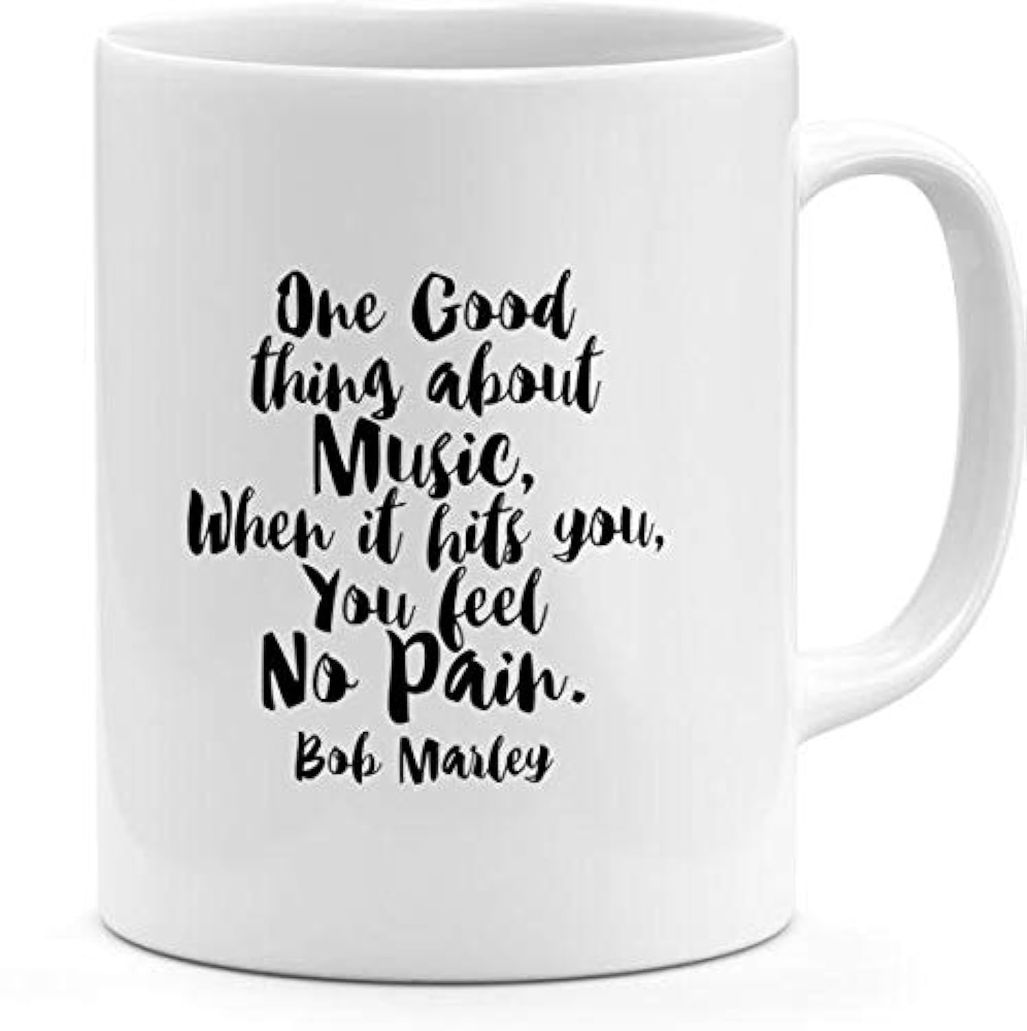 papeyone Music Feel No Pain Bob Marley Quote Mug