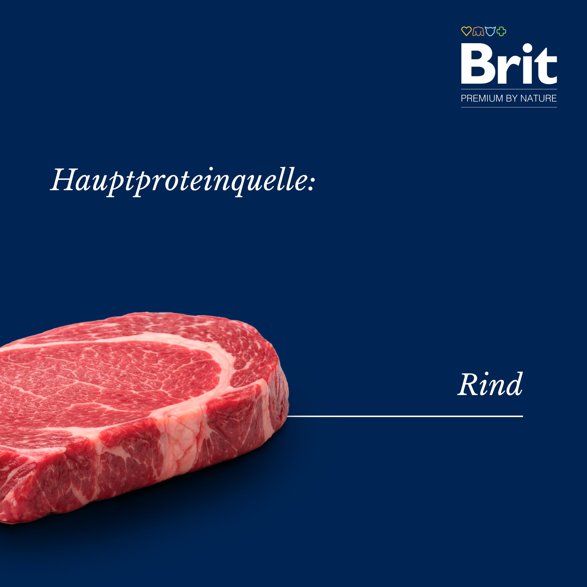 Brit Premium by Nature - Cibo umido per cani adulti, 24 x 85 g