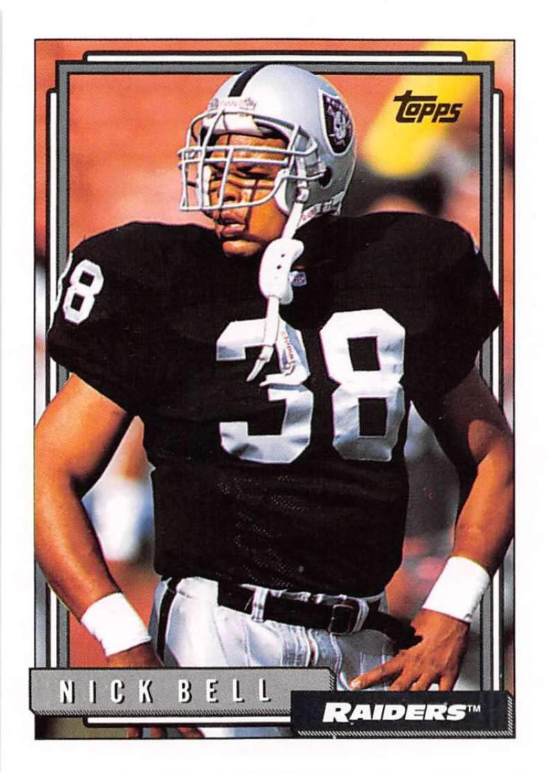 Amazon.com: 1992 Topps Series 2 Football #386 Nick Bell Los