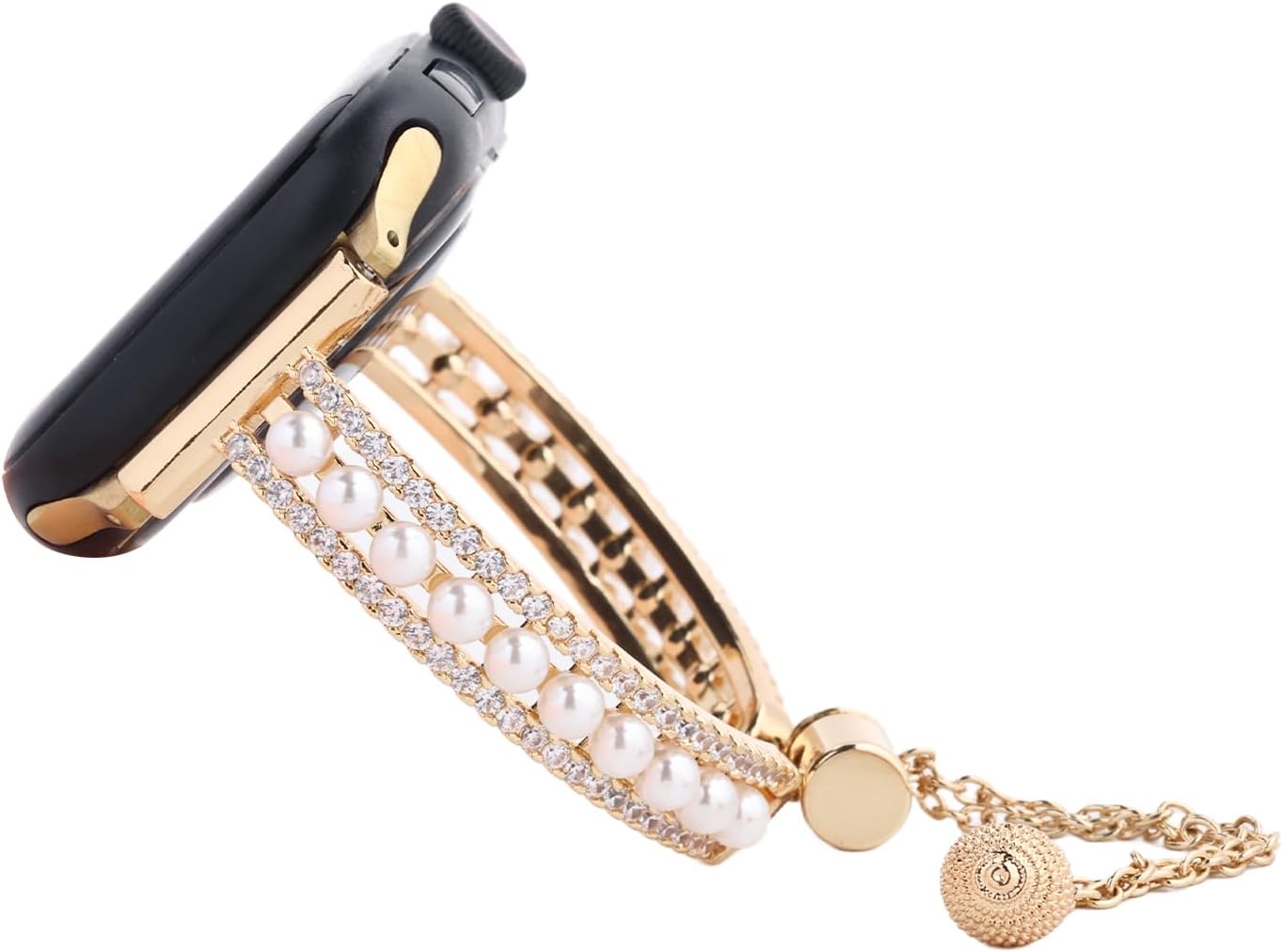 Slim Metal Watch Band Compatible with Apple Watch Series 10/9/8/7/6/5/4/3/2/1/SE/Ultra
