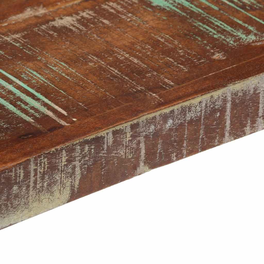 Tavolo da Bistrot 60x60x76 cm Legno Massello Recupero Marrone 19.5kg