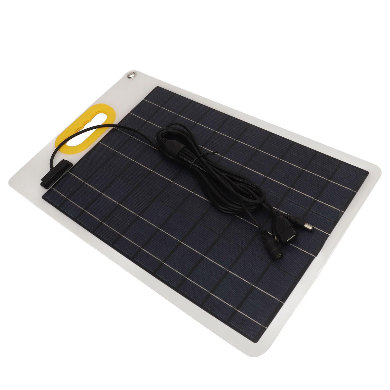 Amazon | 100W ポータブル ソーラー パネル 効率的な高出力出力充電