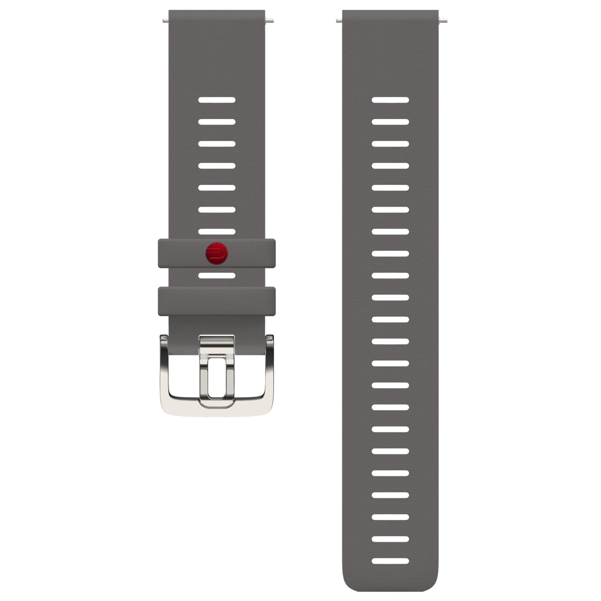 Polar wristband 22mm FKM Grey M/L