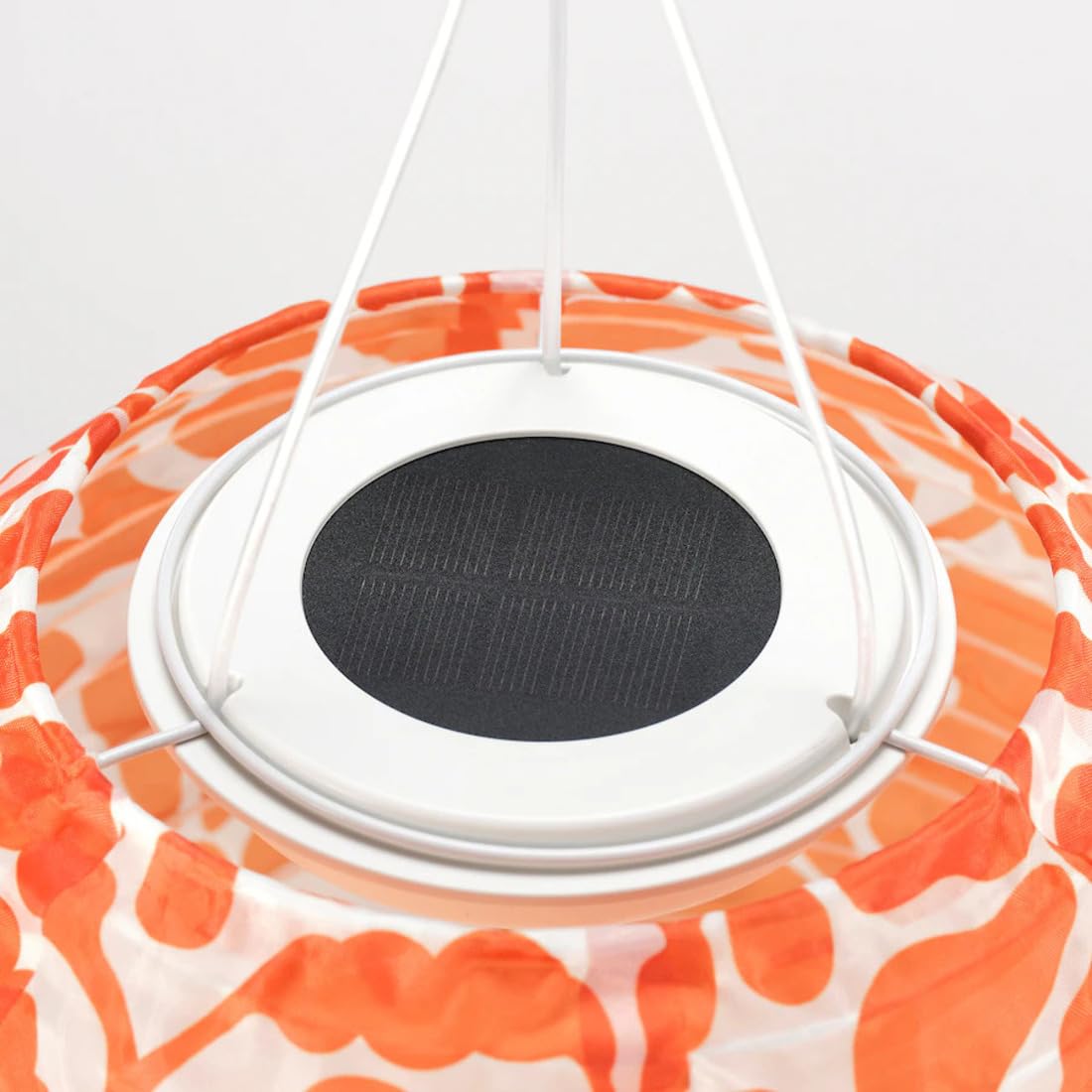 Buy Ikea SOLVINDEN Pendant lamp, Flower/Solar-Powered Orange, 22