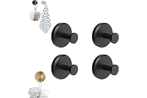 Luxegrip No-Drill Towel Hooks: Effortless Bathroom Organization