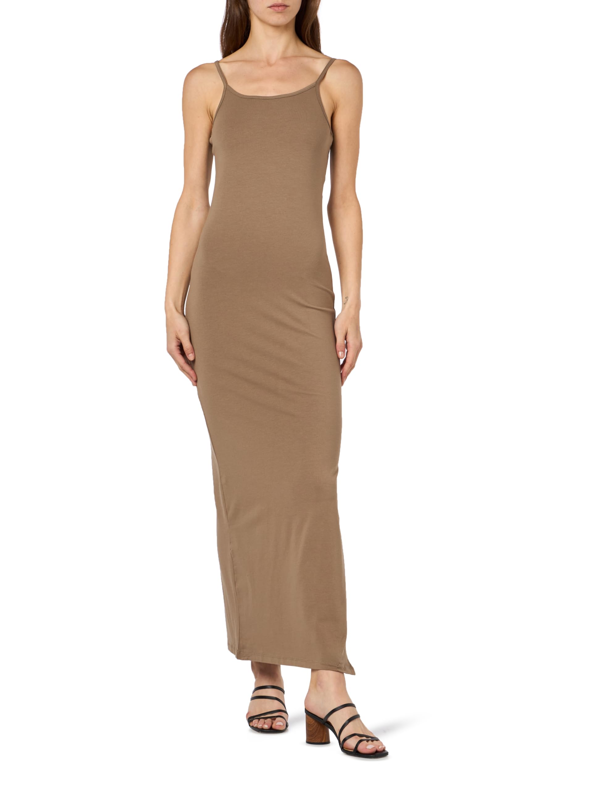 ONLY ONLANGEEL S/L Strap Dress JRS, Walnut, S