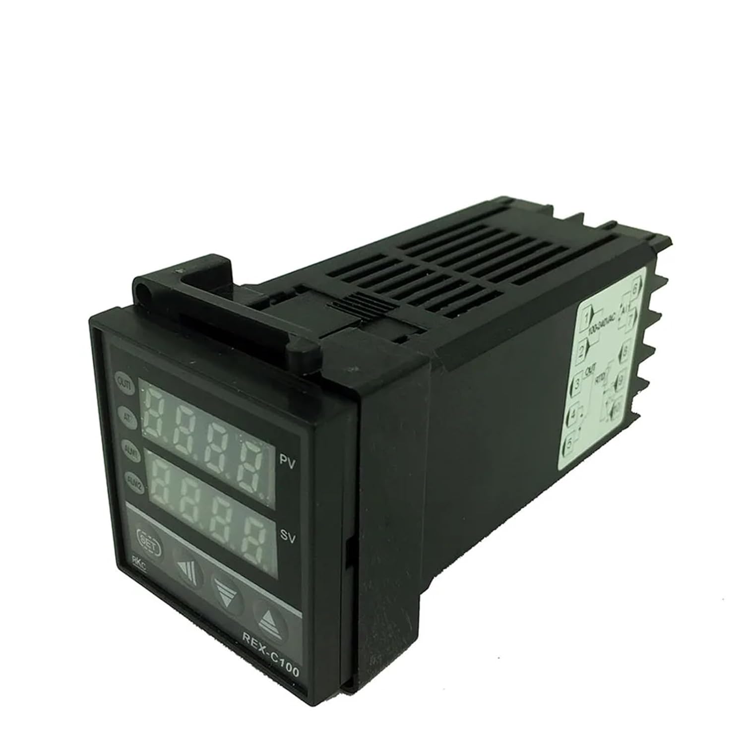 AEYRNPQ 1pcs REX-C100 Digital PID Thermostat Temperature Control Controller Relay output 0 to 400C with K-type Thermocouple Probe Sensor(A Thermostat set)