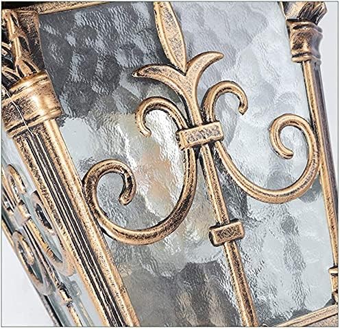 Generic Victorian Outdoor Wall Lamp Waterproof IP65 Garden Light E27 Edison Iron Garage Wall Light Porch Exterior Wall Mounted Security Lights Front Door Wall Lantern photo 3