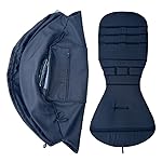 Feliliber Baby Stroller Seat Cushion and Canopy Compatible with Babyzen YOYO 2 and YOYO+, Pushchair Accessories Replacement Kit, Waterproof Double-Layer Fabric (Aqua Blue)