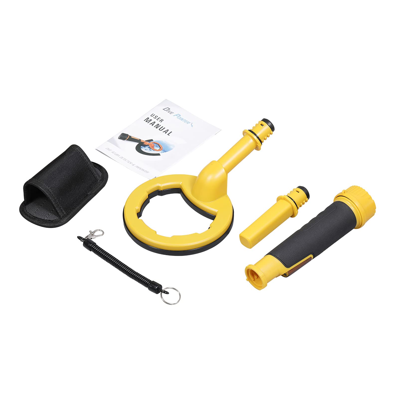 Pinpointer Metal Detector Portatile a Scansione IP68 Impermeabile Suono e Vibrazione di Tre Modalità ad Alta Sensibilità per Caccia di Oro Tesoro