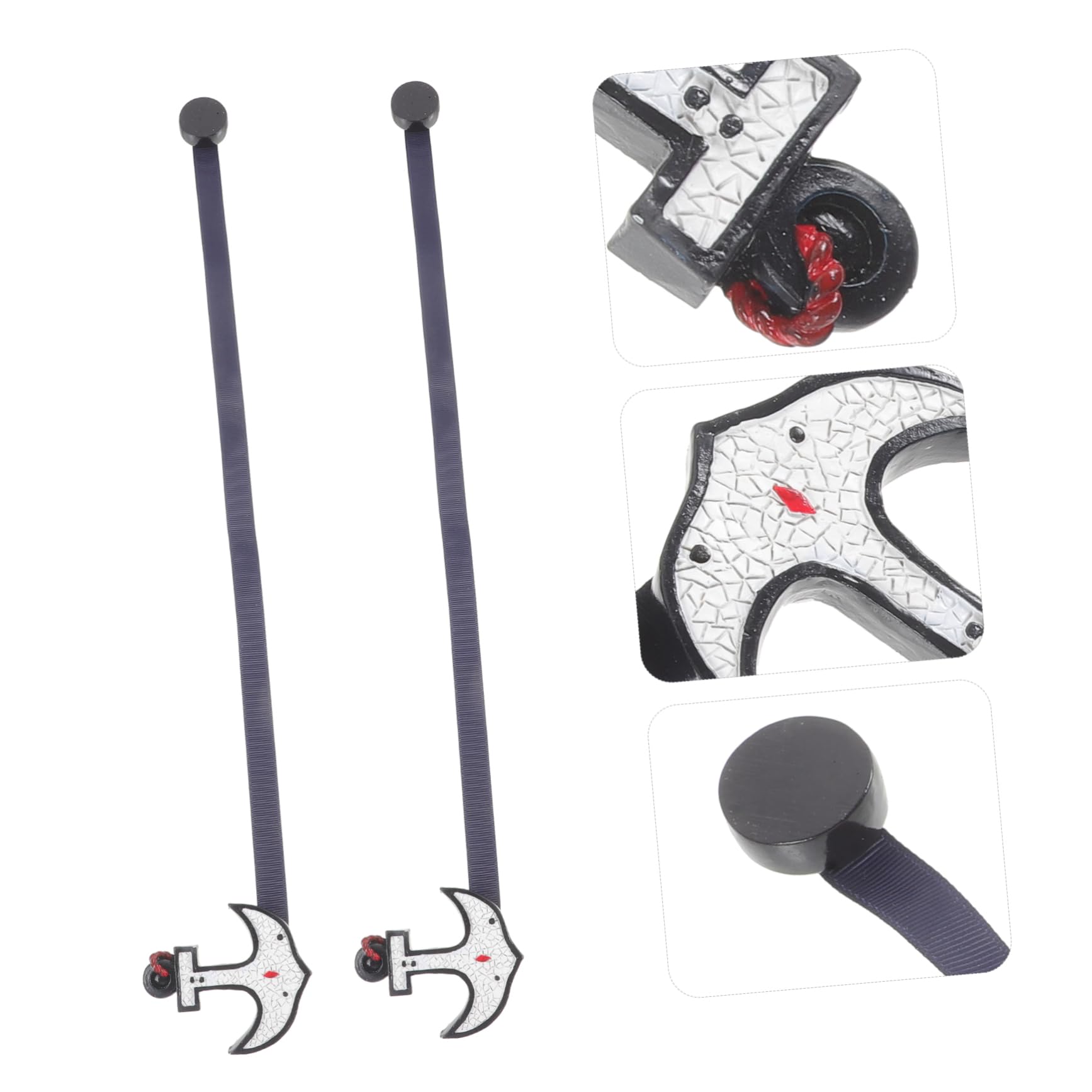 Alipis 4 Sätze Magnetische Vorhang Raffhalter Mit Holz Design Dekorative Vorhang Clips Für Wohnzimmer Schlafzimmer Und Büro Einfache Installation 2 Stück * 4