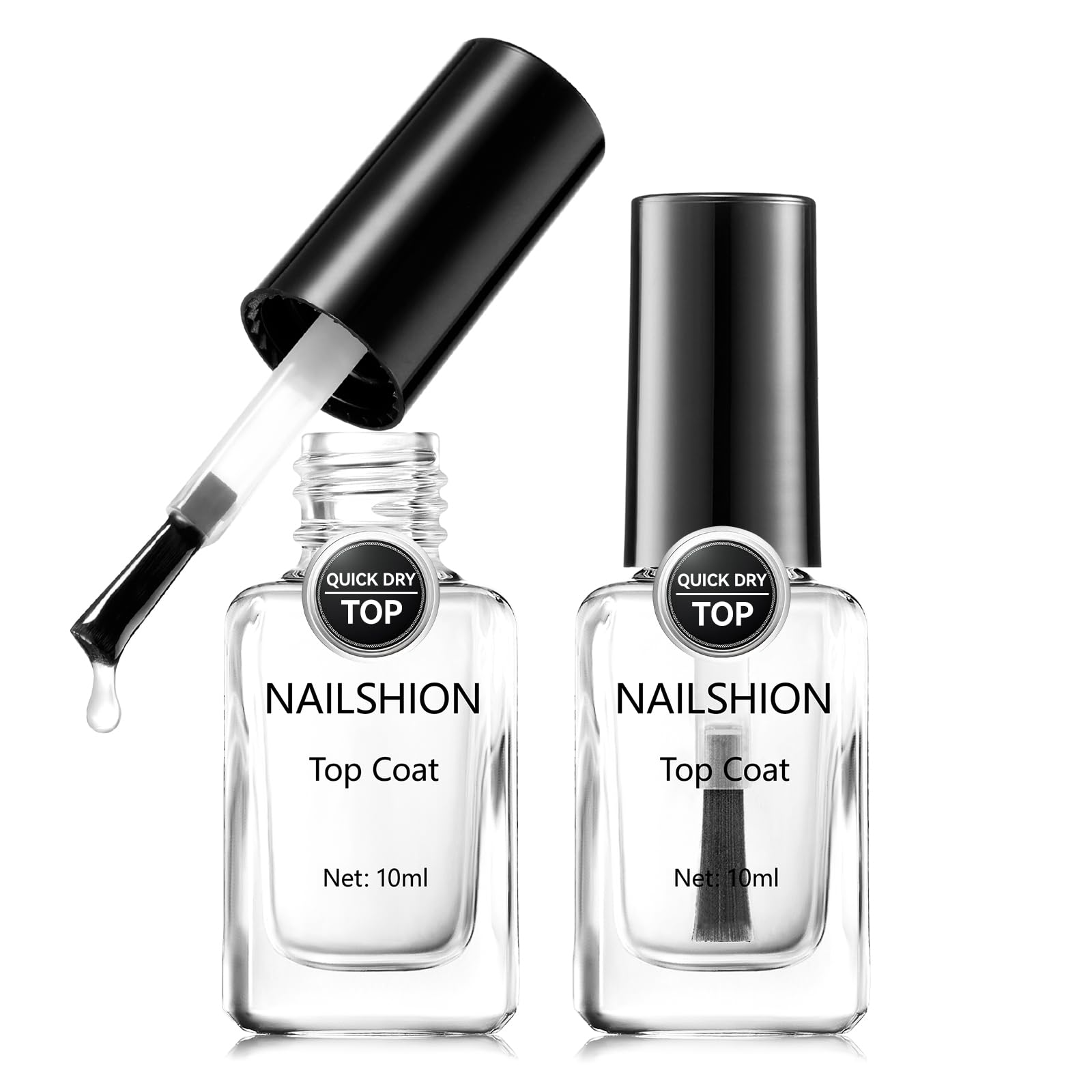 2pcs Top Coat For Nail Polish Quick Air Dry Clear Desertcart INDIA