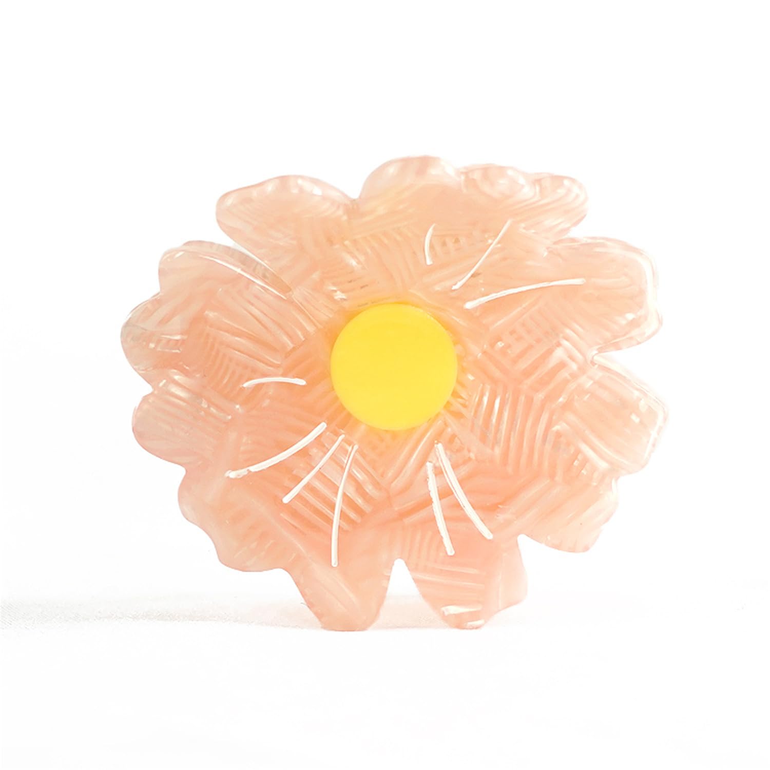 Daisy Hair Clip Crafted from Acetic acid material, Stylish Floral Hair Claw Clip with Firm Grip, Lightweight Cute Design for Women Girls