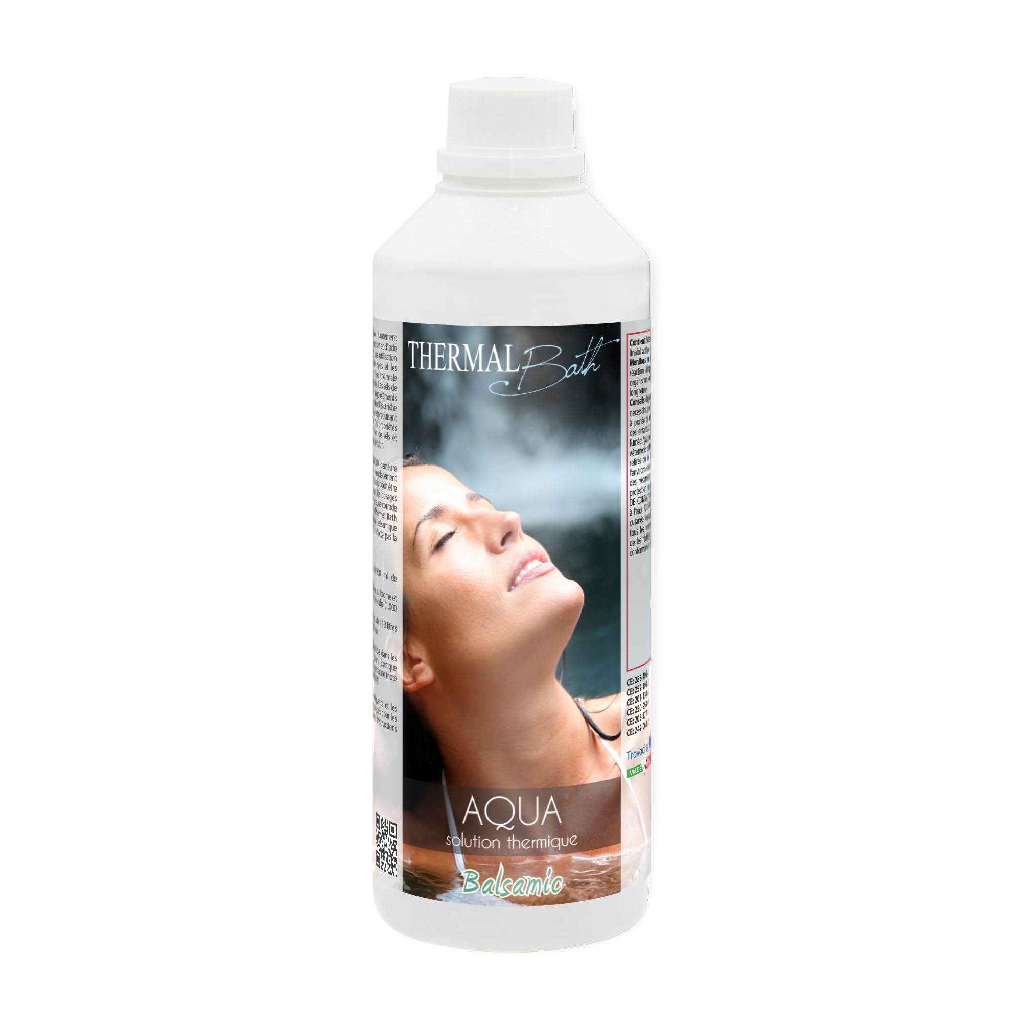 Thermal Bath BALSAMIC 1 Lt - Aqua TERMALE con Magnesio, Potassio e Iodio per Piscina e Idromassaggio (Jacuzzi,Teuco,Dimhora,Index,Bestway, ECC.)