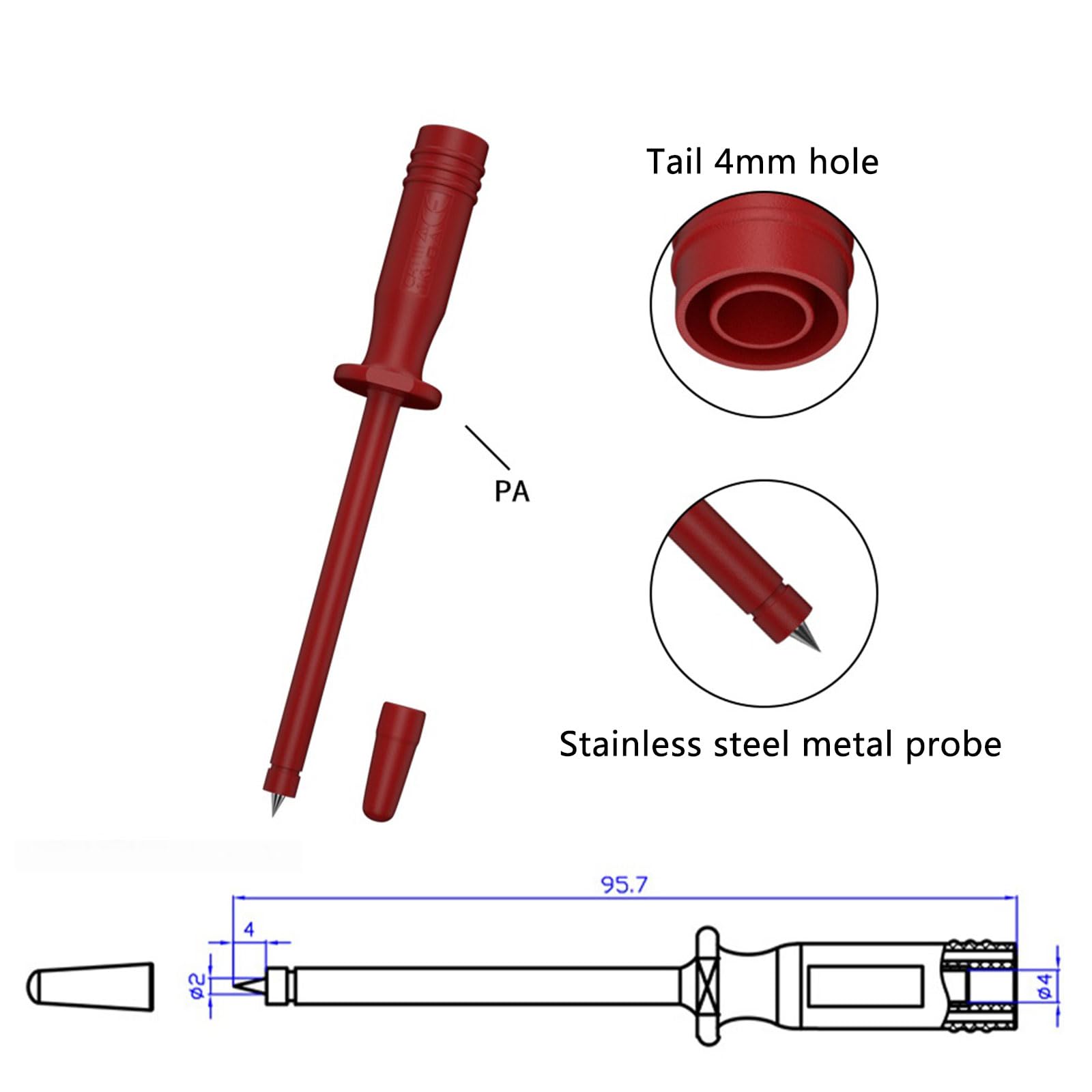 Lot de 25 câbles de test complets avec pince crocodile pour appareils électroniques et analyse de circuits automobiles