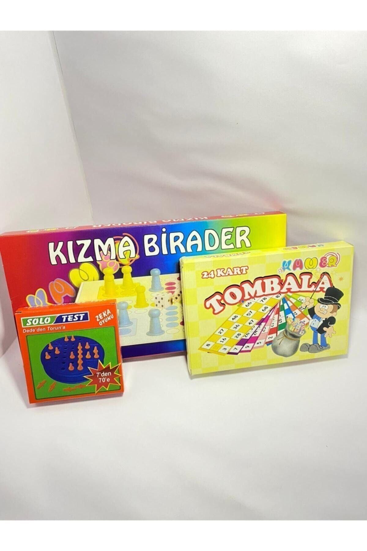 BİGİBU Kızma Birader Tombala-Solo Test Yılbaşı Oyun Seti 23421342514352