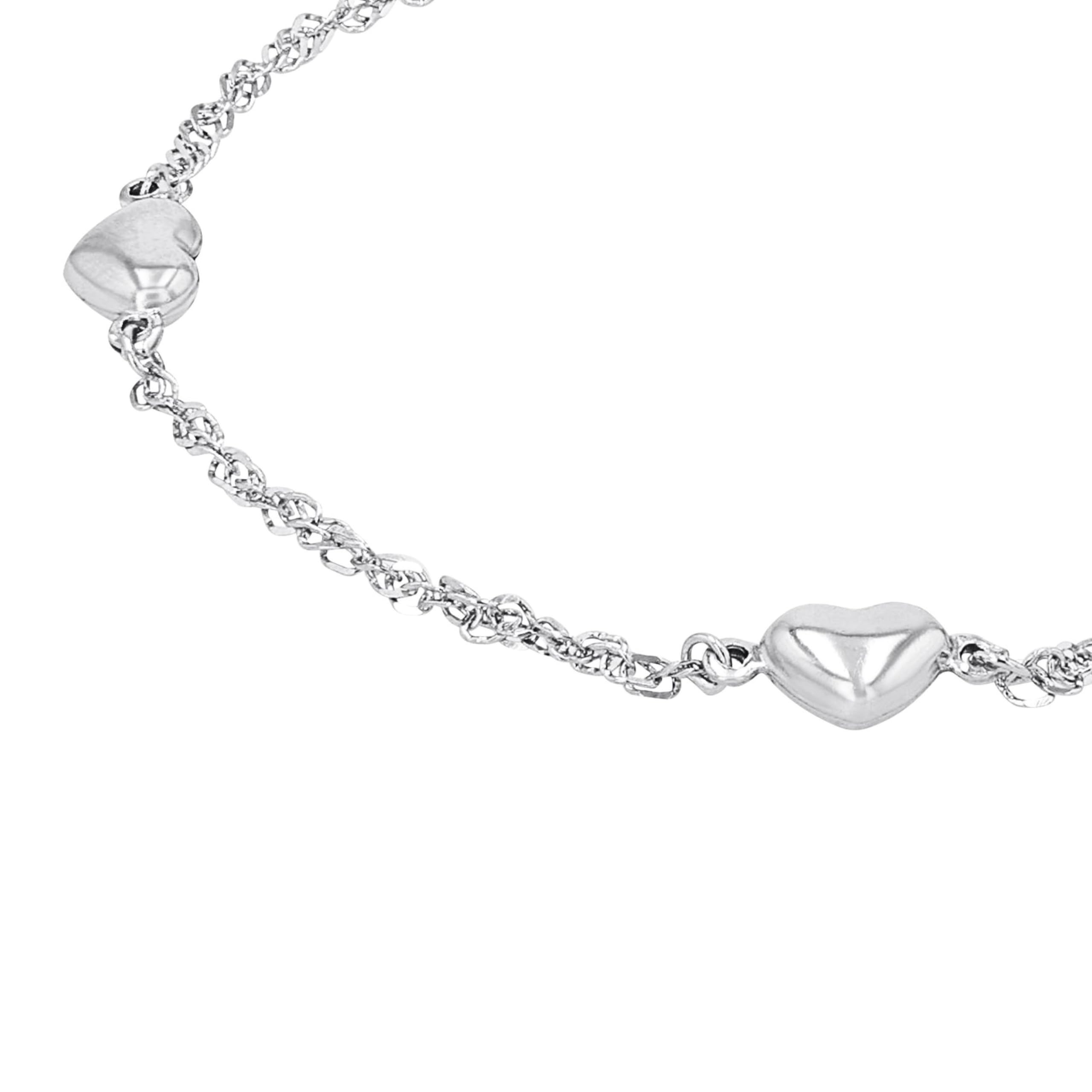 amor Pulsera de plata de ley 925 para mujer, viene en caja de regalo de joyería