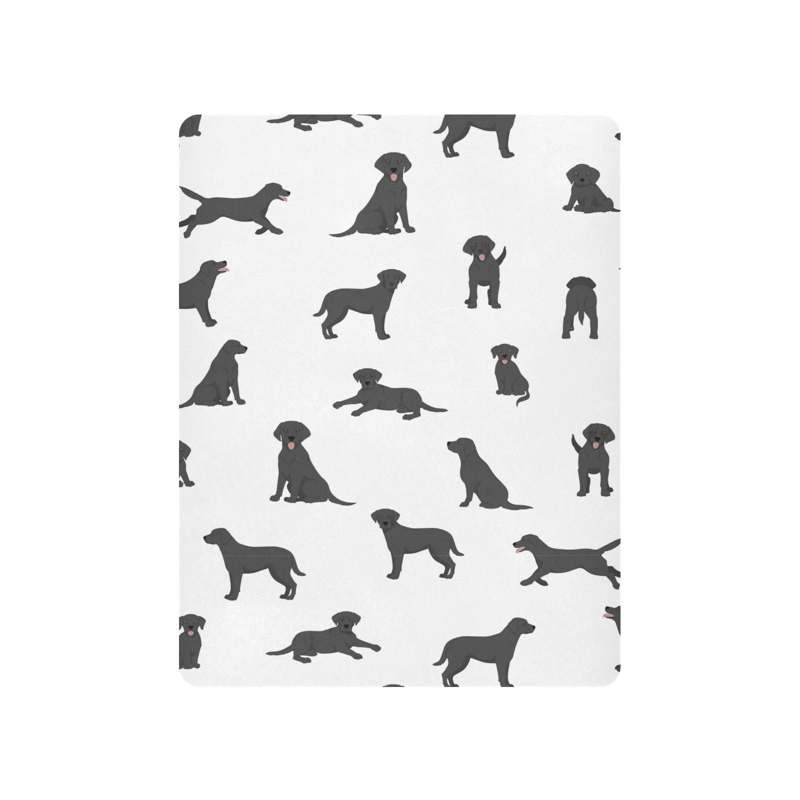 Crib Sheets for Boys Girl Labrador Retriever Breathable Mini Crib Mattress Sheets Fitted, Dogs Toddler Fitted Playard Sheet Fits Most Standard Baby mattresses 52 * 28 * 9In