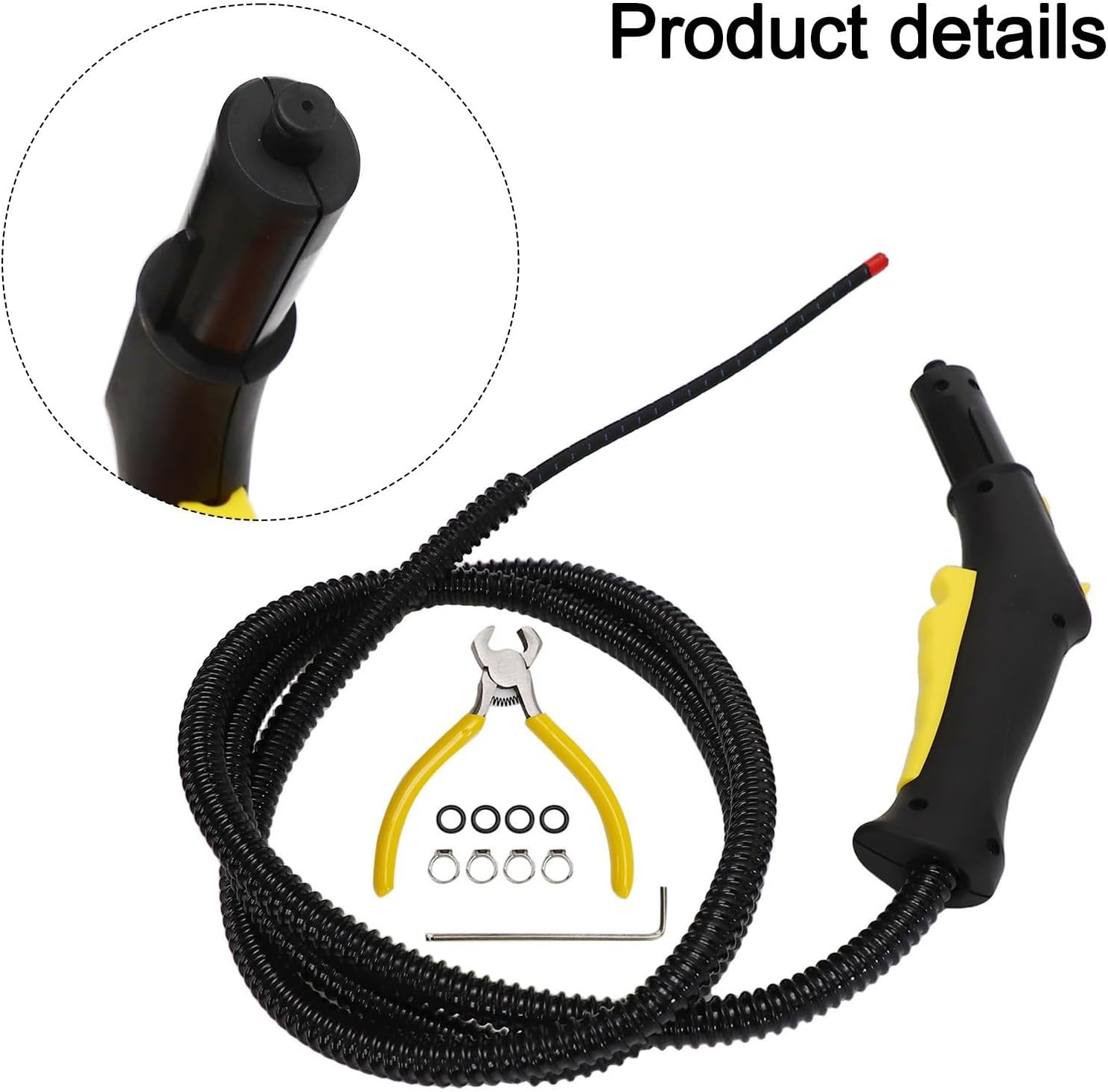 Steam Cleaner Hose Replacement Compatible With SC1 SC2 SC3 SC4 Reinforced Flexible Design Consistent Steam Flow Easy Tool-Free Installation Part 4.322-048.3 Fits Models 1 Set