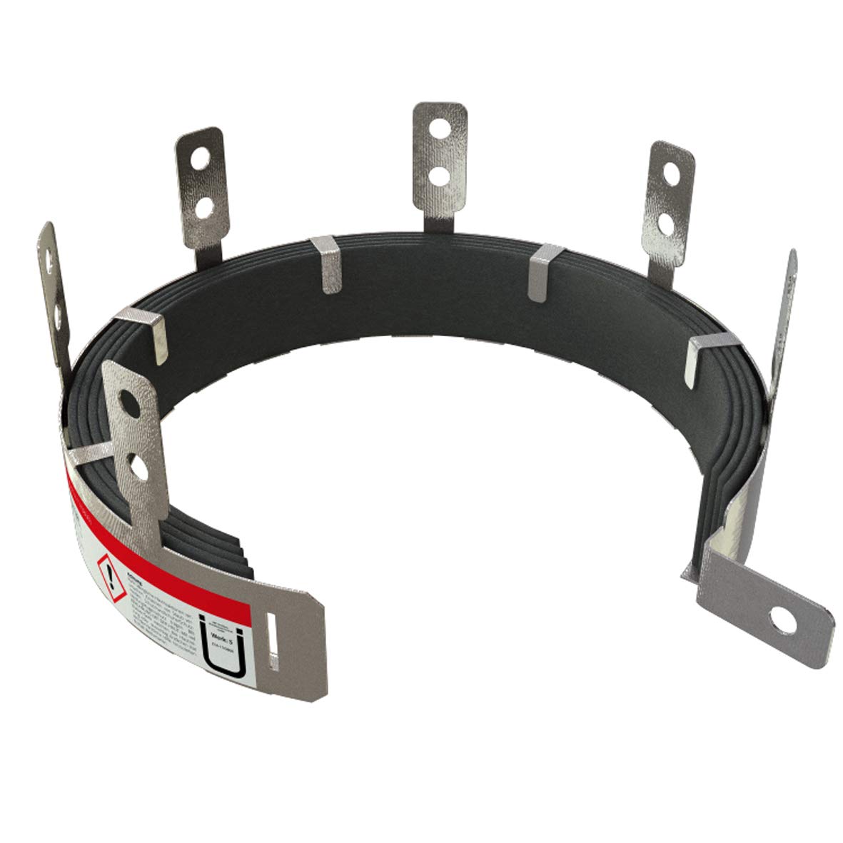 HBT ISITHERM BBR 2 - Manguito de protección contra incendios para tubos de 50-250 mm (200 mm), resistencia al fuego de hasta 120 minutos