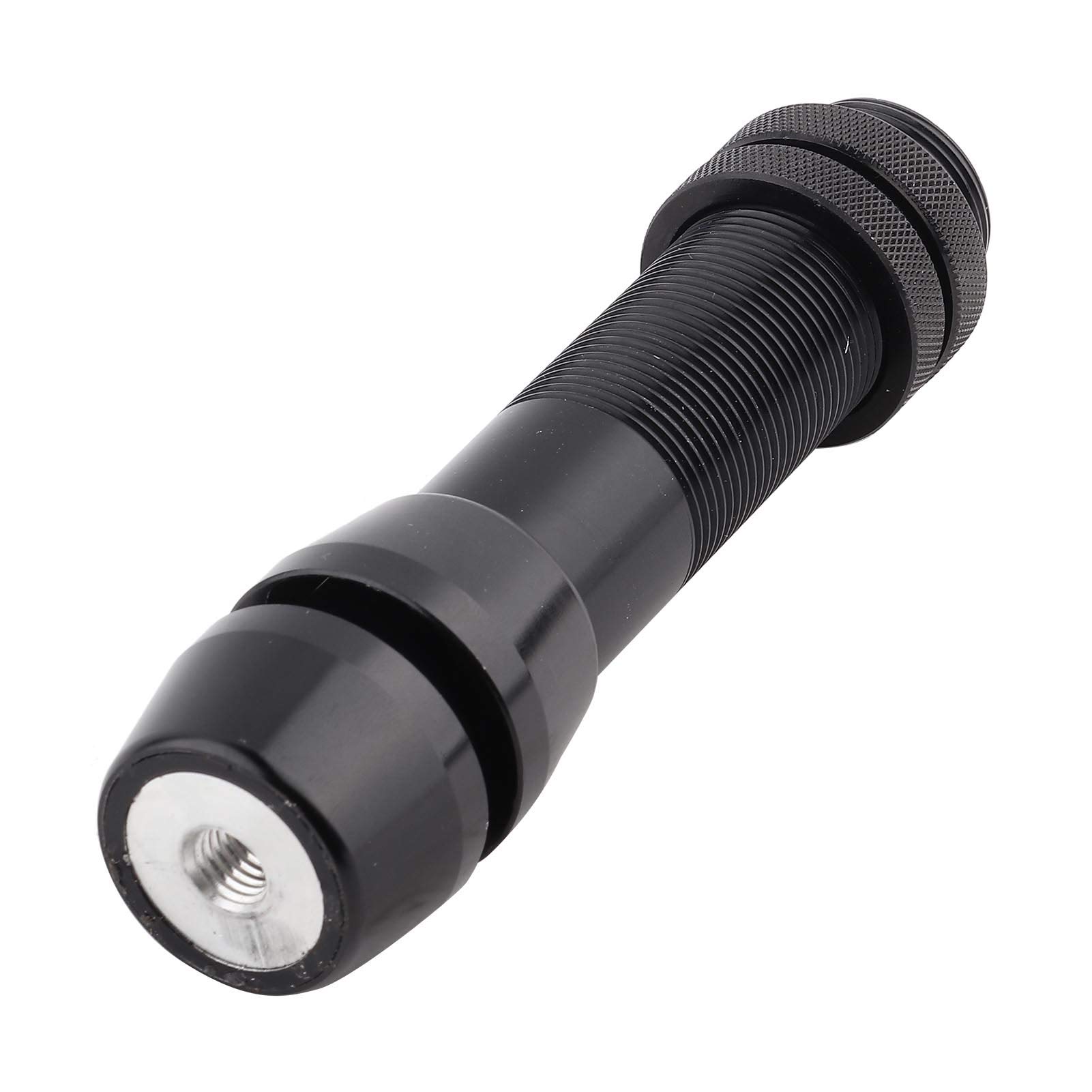 Bowfishing Reel Mount, Aluminum Alloy Fly Fishing Rotating Reel Seat for Compound Recurve Bow Hunting Fishing(Black)