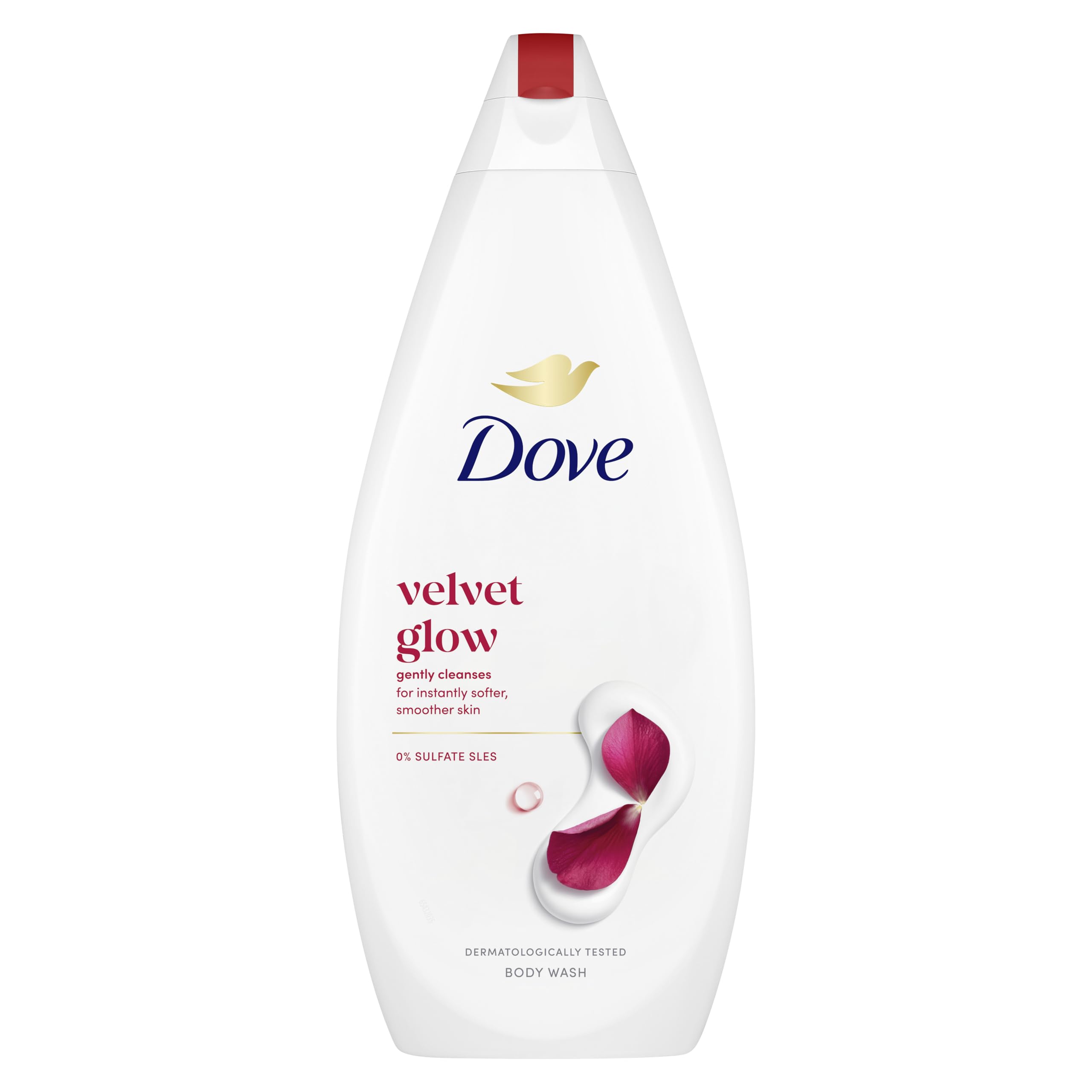 Velvet Glow Body Cleanser shower gel with plant-based moisturisers Body Wash for softer, smoother skin after one shower 720 ml