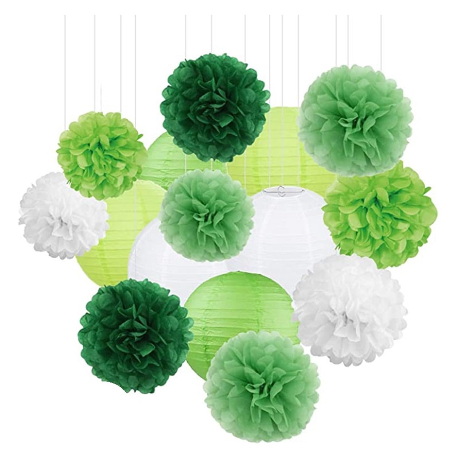 Paper Pompom Round Paper Ball Lantern Pom Poms