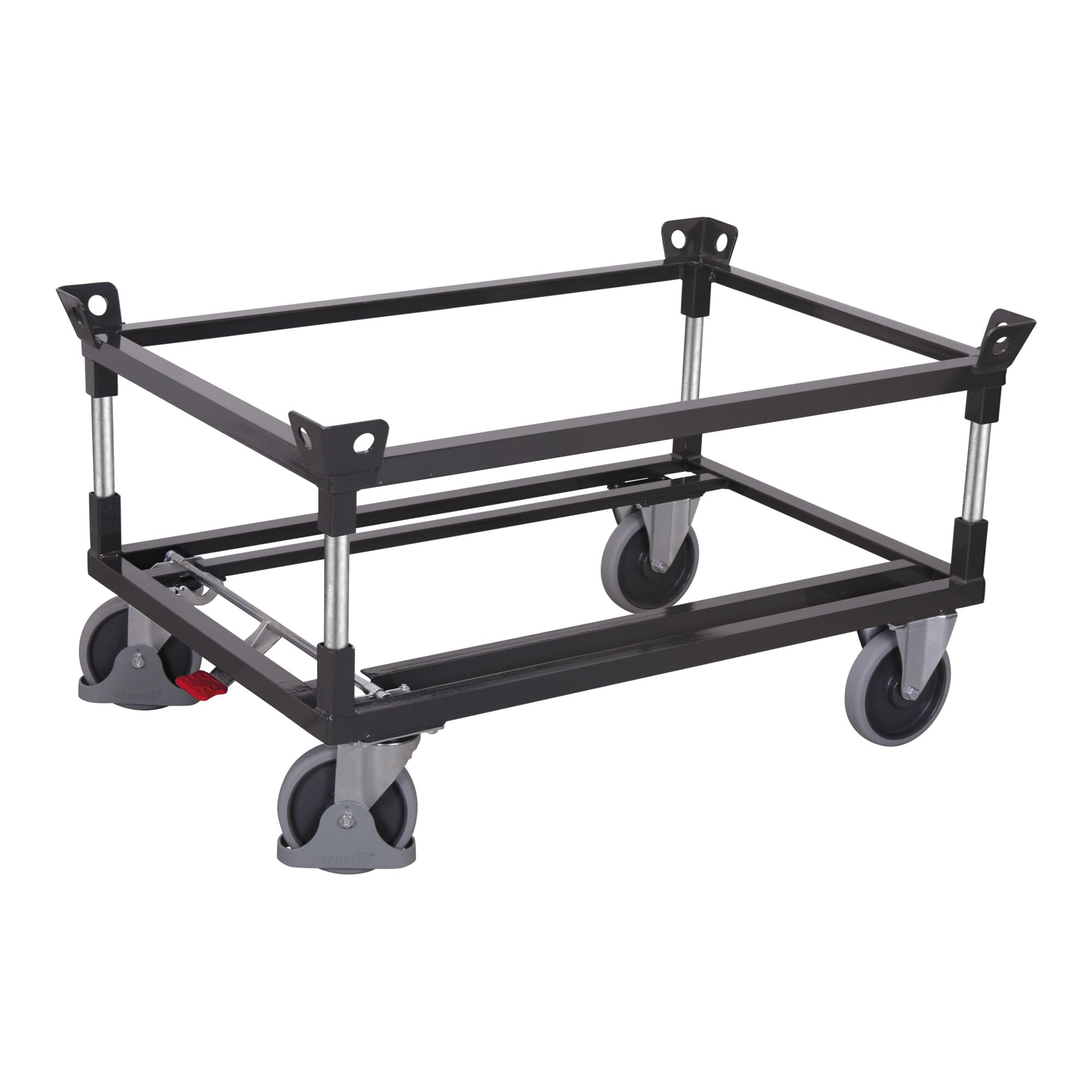 Fahrgestell mit 2 Winkelrahmen, RAL 7016 RAL 7016 Anthrazitgrau