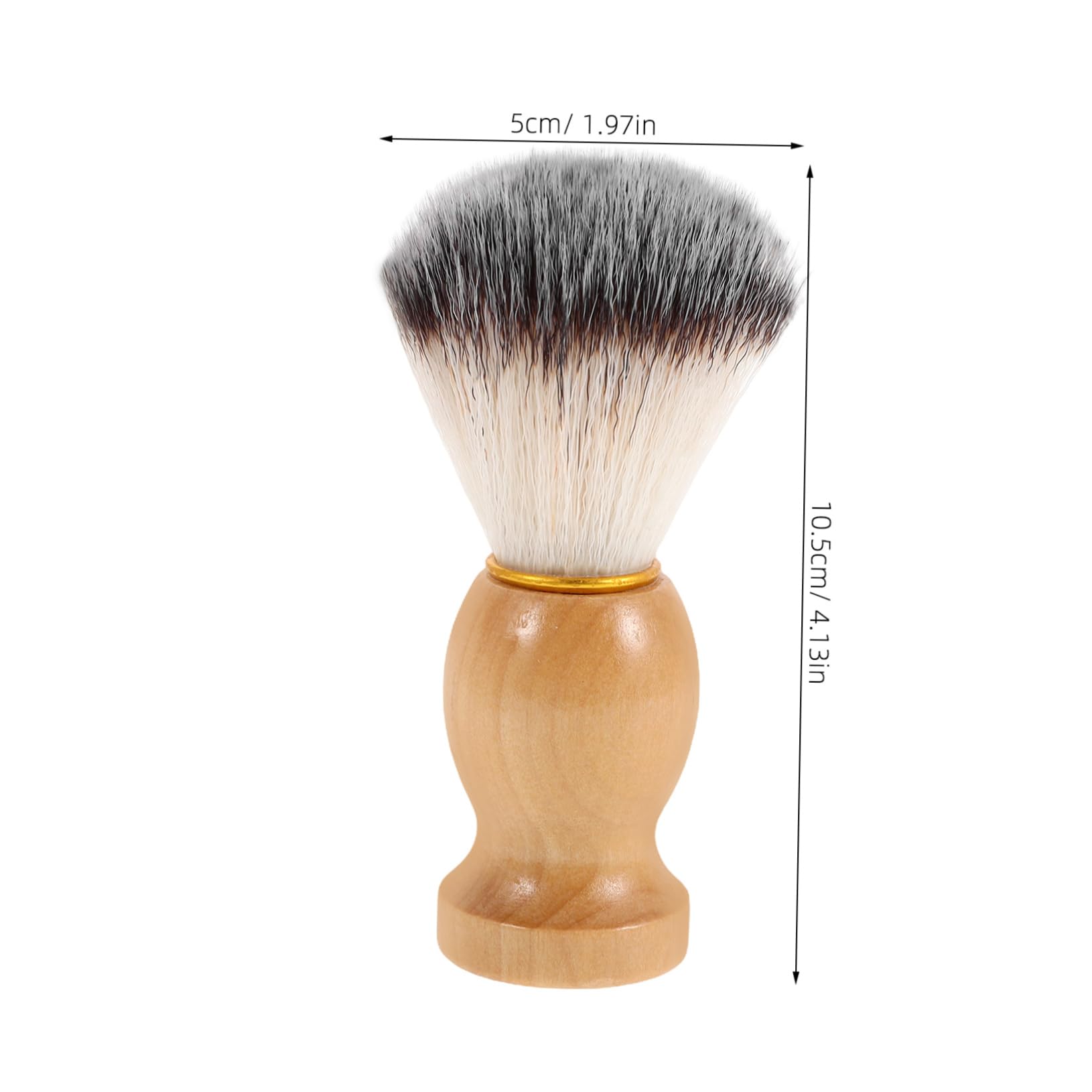 FRCOLOR 3pcs Shaving Brush Soft Bristles Convenient Shaving Accessory Barber Brush Shaving Accessories Male Shaving Brush Mustache Shaving Brush