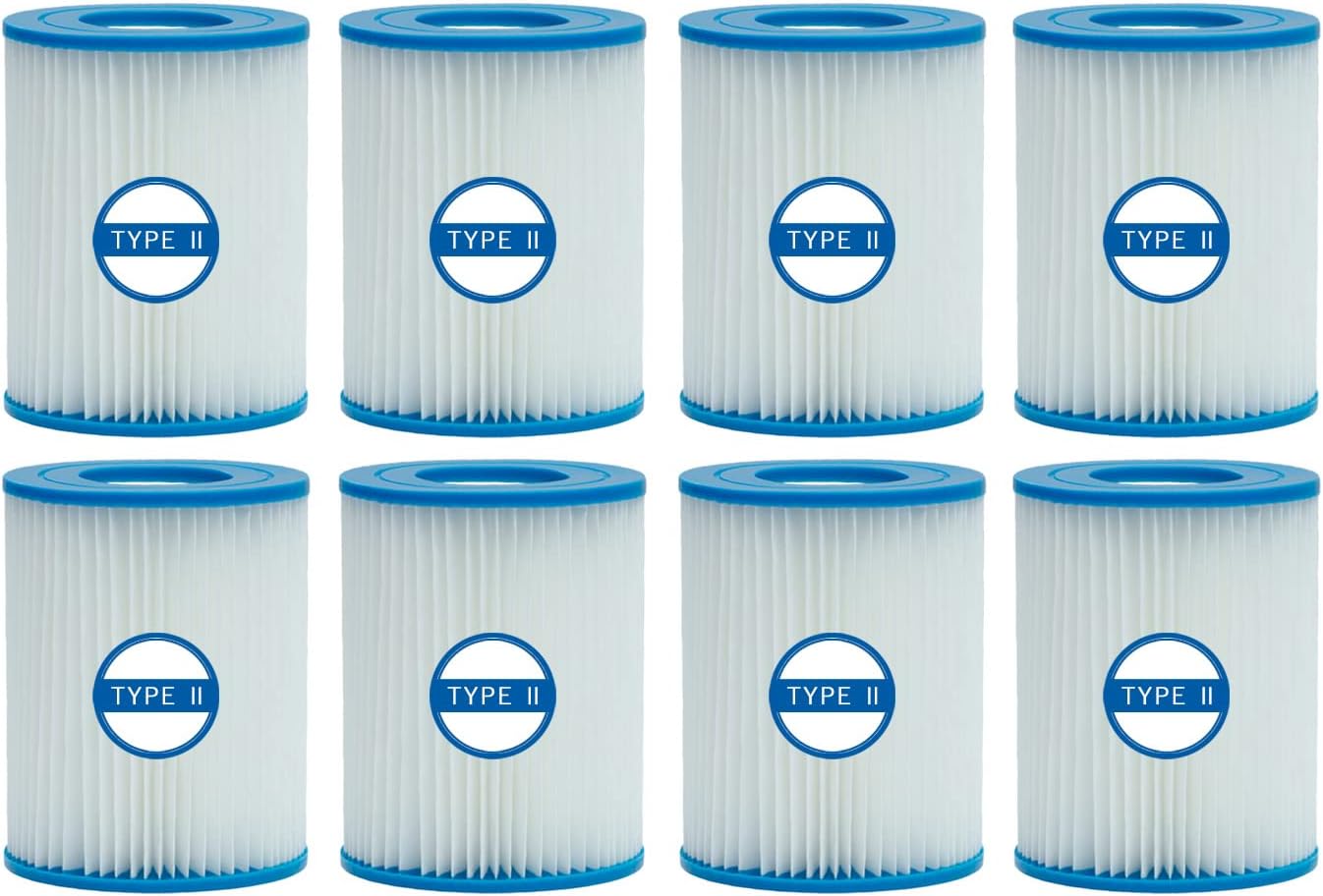 Kseyic Type II Cartuccia filtro per piscina, compatibile con filtro