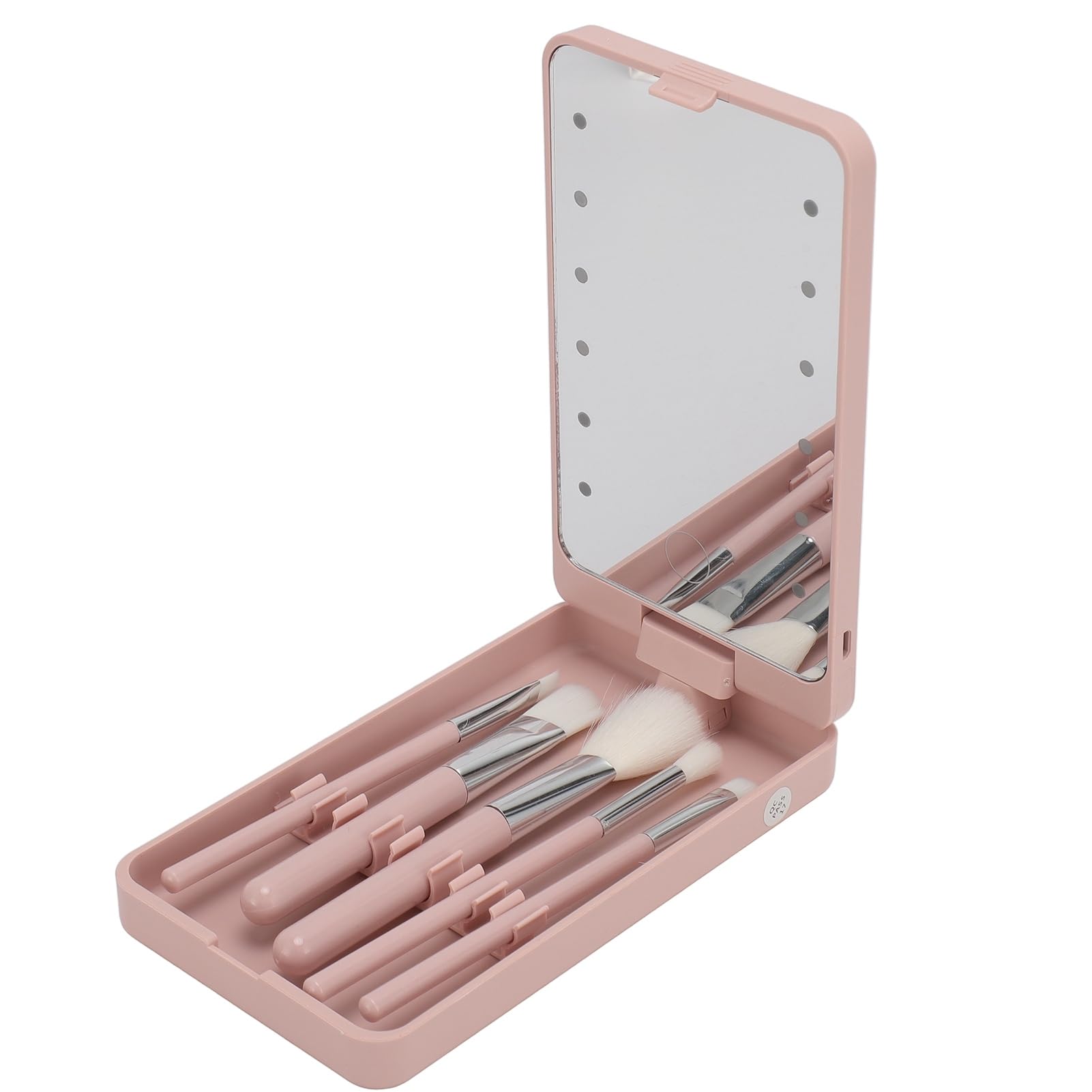 Makeup Brush Set including Mirror, Makeup Set including LED Light Mirror - Image 2