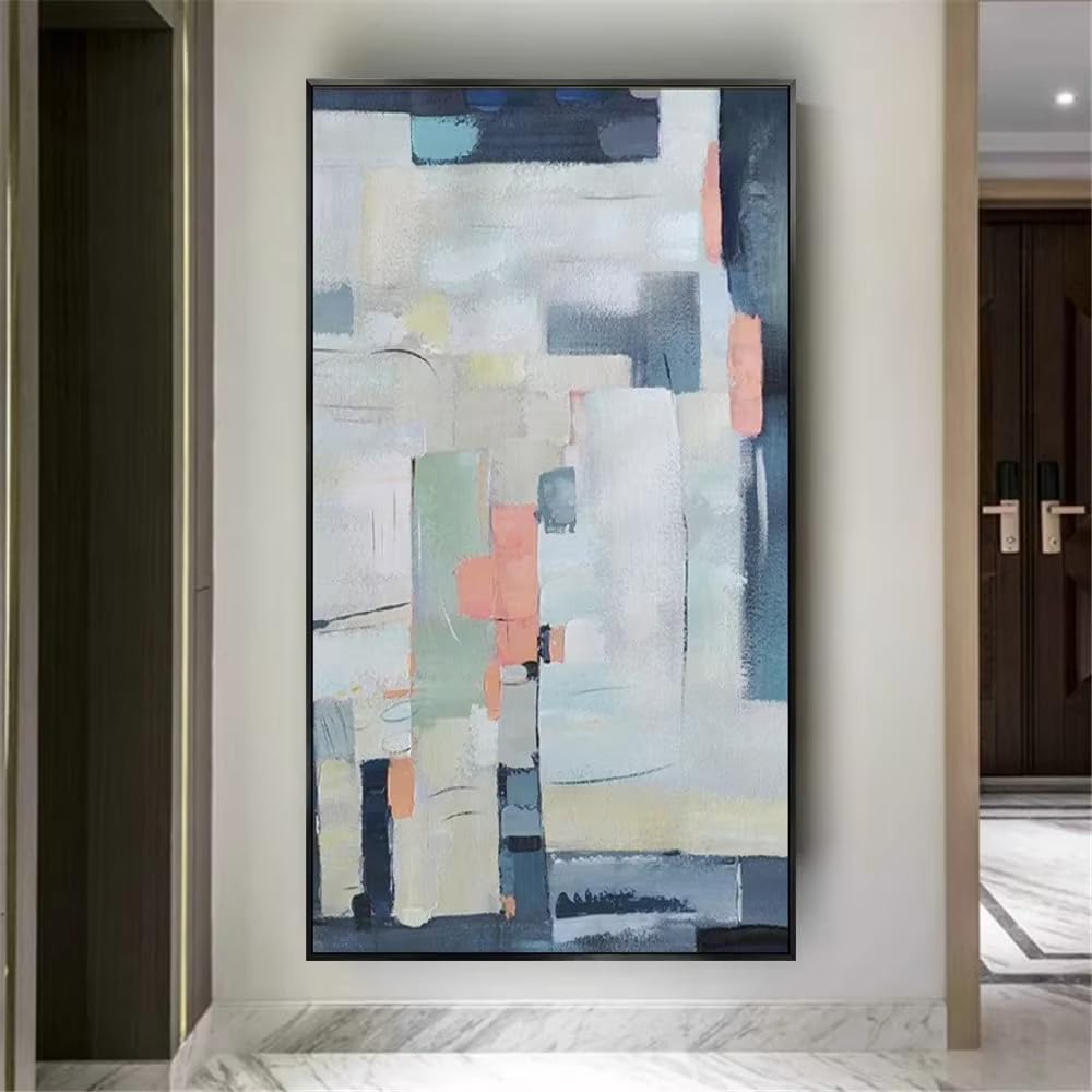 DFZEWKI Abstract Graffiti Painting on Canvas Modern Nordic Wall Art for Living Room Bedroom Home Decor Wall Decor Posters(60x120cm(24x47in)/No frame)