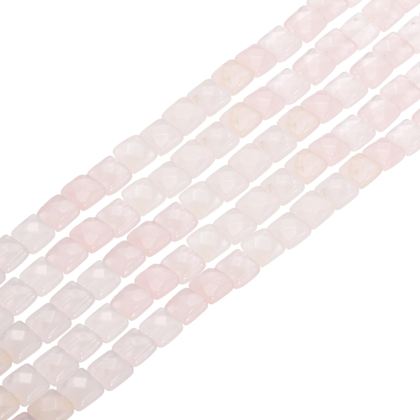 Quartz rose naturel perles de 8mm contre les défauts de création
