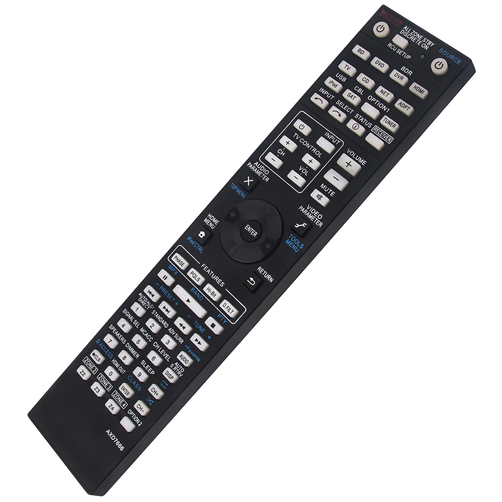 Amazon.com: AXD7666 Replace Audio Video Remote Control Compatible