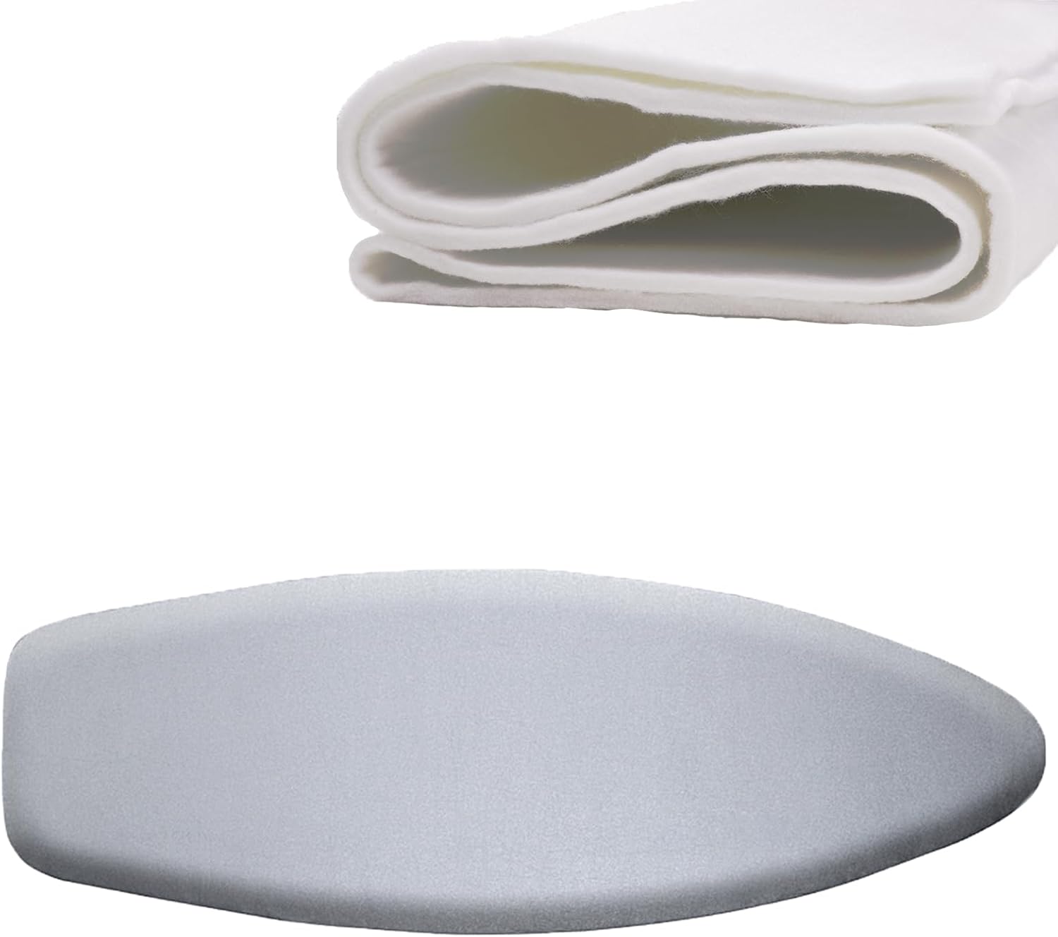 SheeChung Ironing Board Cover and Pad 18x54 + Ironing Board Padding Only,Cut to Desired Sizes