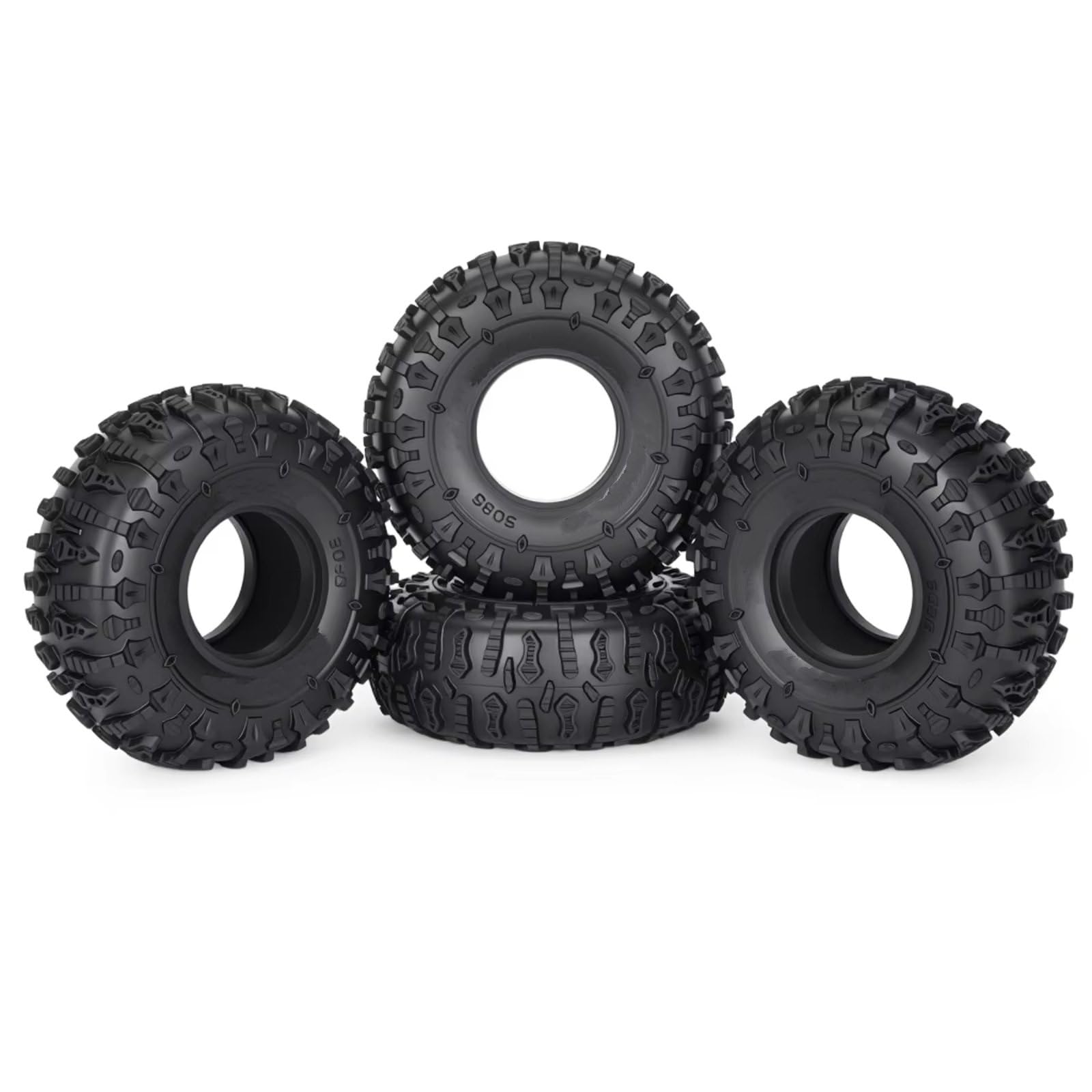 Neumáticos sobre Orugas 123Mm para Axial para SCX10 90046 1/10 RC