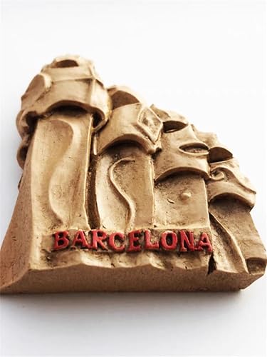 Miniatura 3 de Barcelona España 3D Apartamento Gaudí imán de nevera regalo de recuerdo, resina hecha a mano Barcelona imán nevera colección de decoración para el