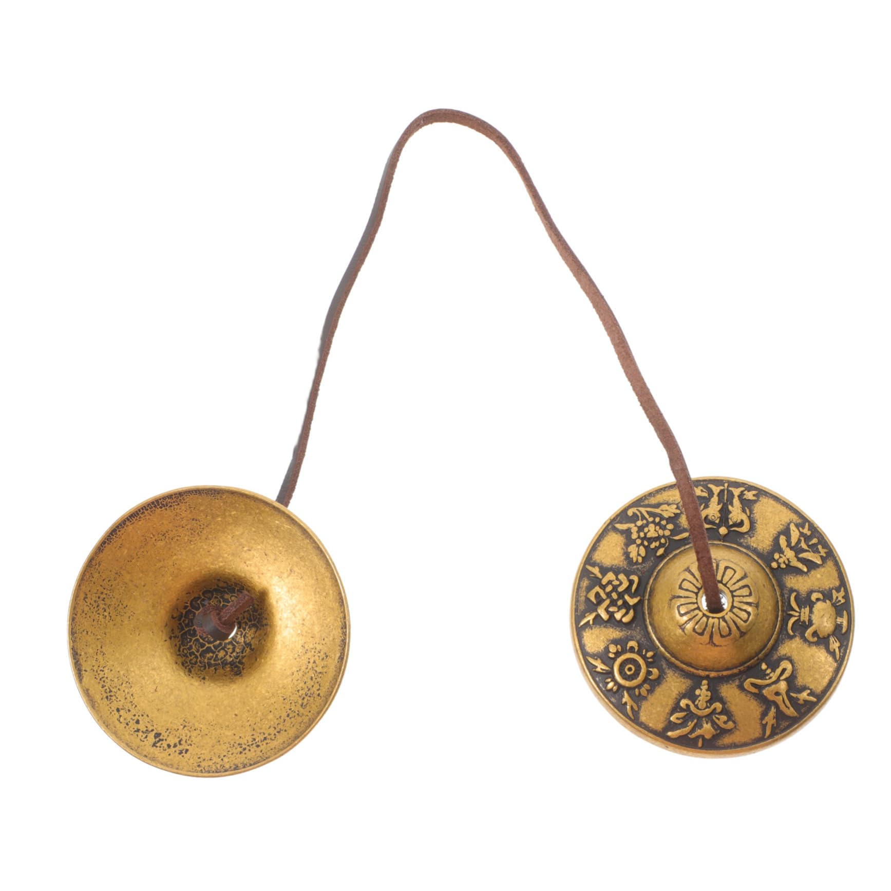 LIFKOME Brass Meditation Bell Chime High Grade Tingsha Cymbals for Yoga and Feng Shui User Friendly Percussion Instrument for Home Decor and Sound Therapy