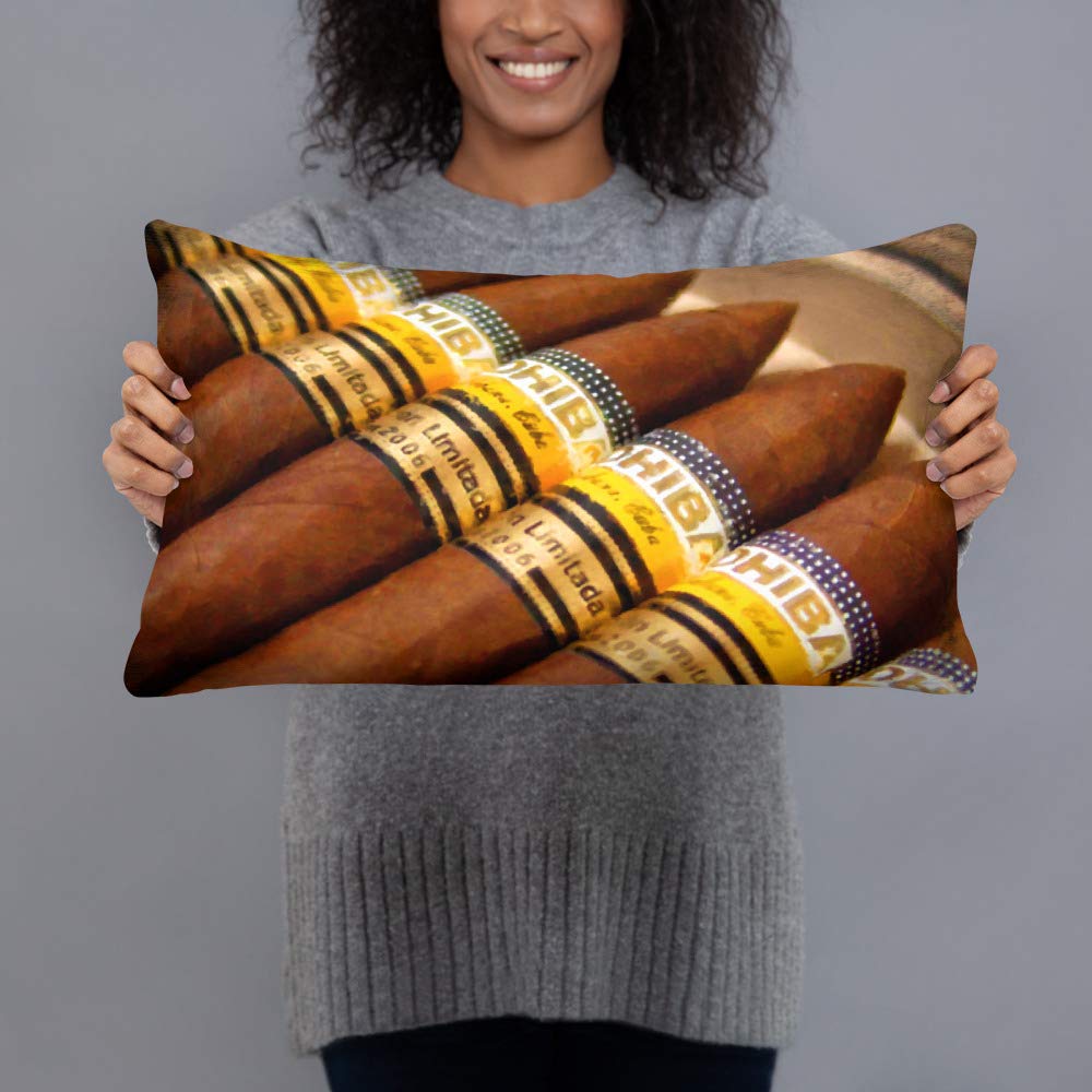 Tony Rubino Cohiba Cigar Painting Cigars Pillow