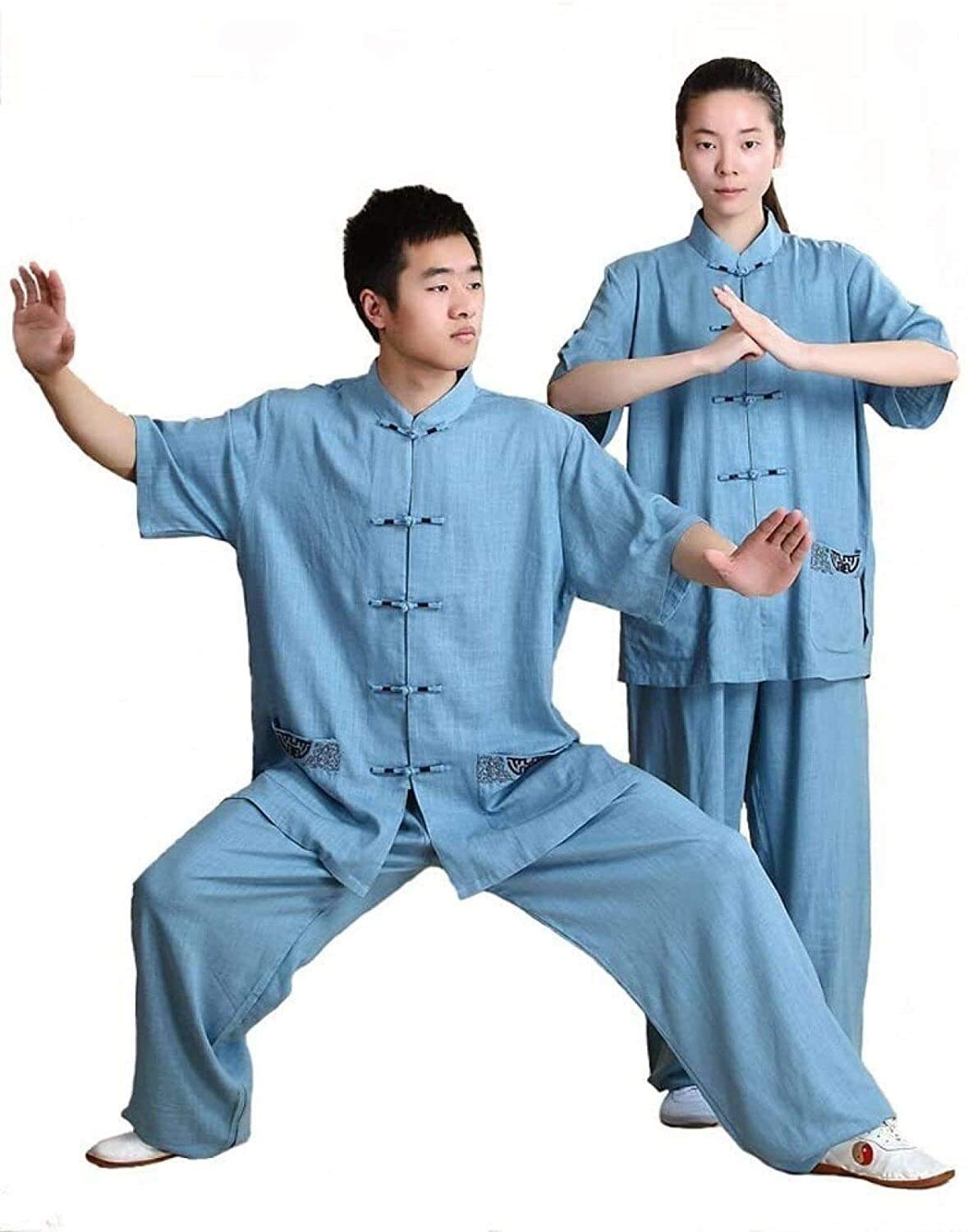 BUYT Chinese Traditional Tai Chi Kung Fu Uniforms Tai Chi Uniform Women, Men Martial Arts Sets Chinese Traditional Men Apparel Shaolin Kung Fu (Size : Small)