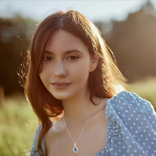 Miniatura 3 de Mothers Day Necklace Gifts for Mom 925 Sterling Silver Emerald Birthstone Necklace for Mom Infinity Pandent Necklace Women Jewelry Birthday Gifts