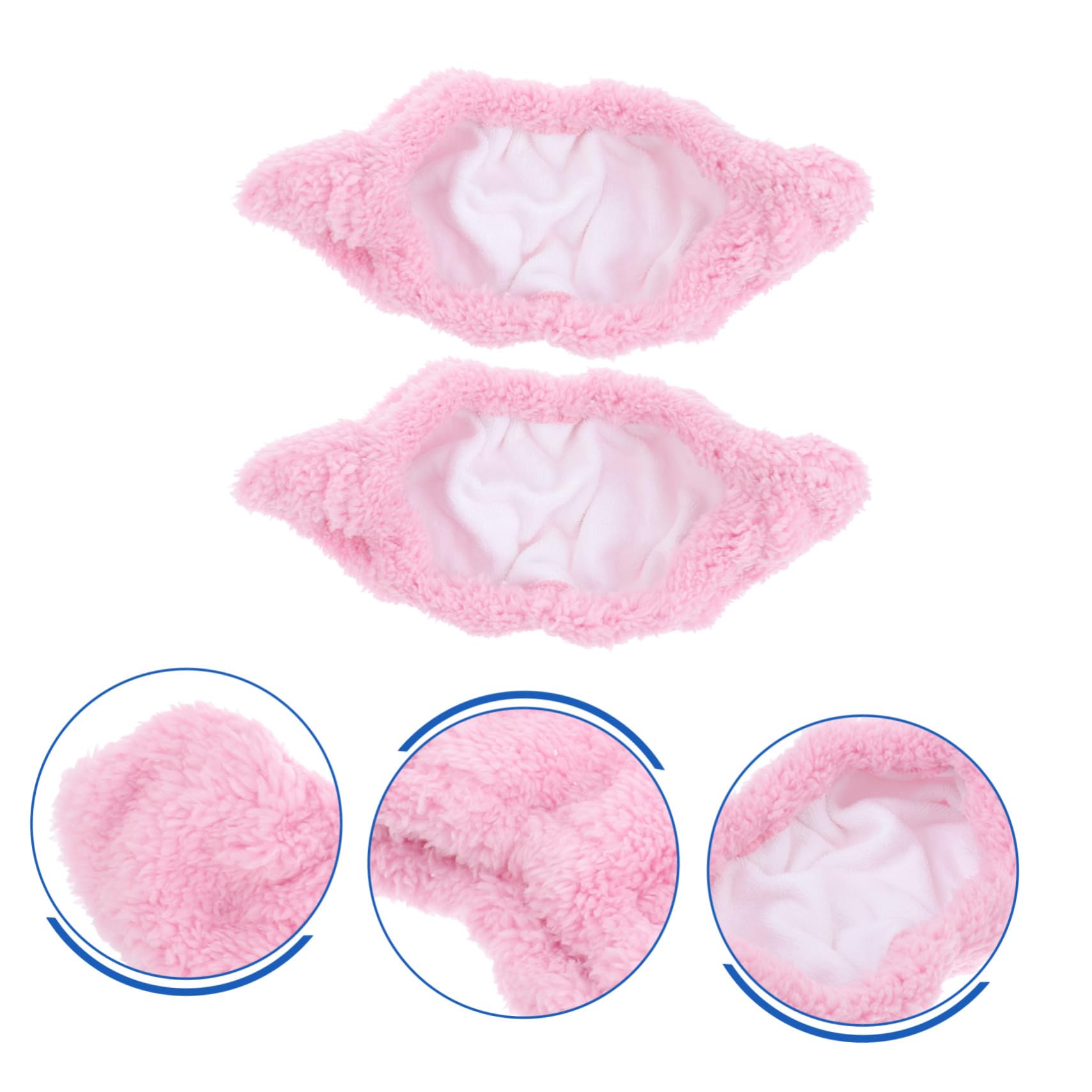 Coprilama Protezione Lama Elastico in Velluto Rosa, Pattini Ghiaccio