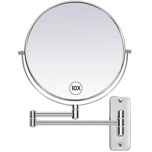 HOMEMIRO Large Size 9-in Wall Mounted Magnifying Makeup Mirror