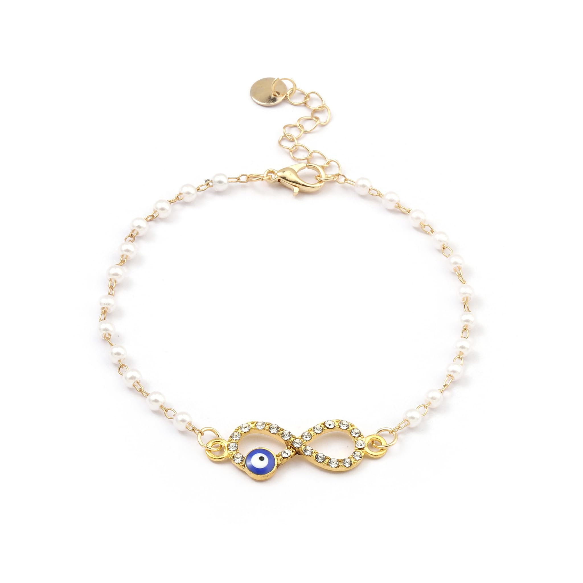 See full amazon price history chart for Salty Infinite Love Peal Evil Eye Wrist Bracelet for Women | Hand Band for Girls | Fancy & Stylish Womens Accessories | Aesthetic Jewellery | Bracelets for Woman, Girlfriend & Wife | Gift for Diwali, Anniversary, Engagement, Birthday & Everyday Wear Salty Infinite Love Peal Evil Eye Wrist Bracelet for Women | Hand Band for Girls | Fancy & Stylish Womens Accessories | Aesthetic Jewellery | Bracelets for Woman, Girlfriend & Wife | Gift for Diwali, Anniversary, Engagement, Birthday & Everyday Wear (B0DBM53KM4) Amazon Price History, Amazon Price Tracker