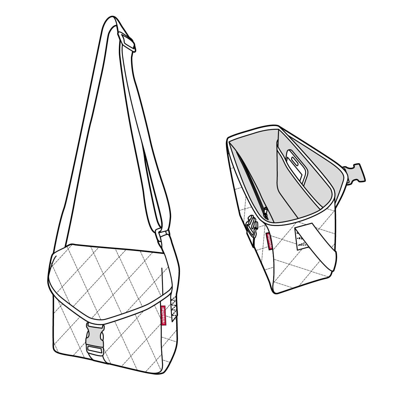 reisenthel Torba Saddle Bag Uniseks Torba Saddle Bag M