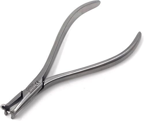 Alicates de flexión de alambre de formación dental de ortodoncia inoxidable alemán prémium (alicates de cabeza de martillo)