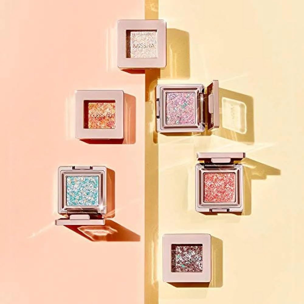 MISSHA Topaklanmayan, El Yapımı Glitter Far Modern Shadow Glitter Prism (NO.3 ULTİMATE PRİSM) (2 paketi)